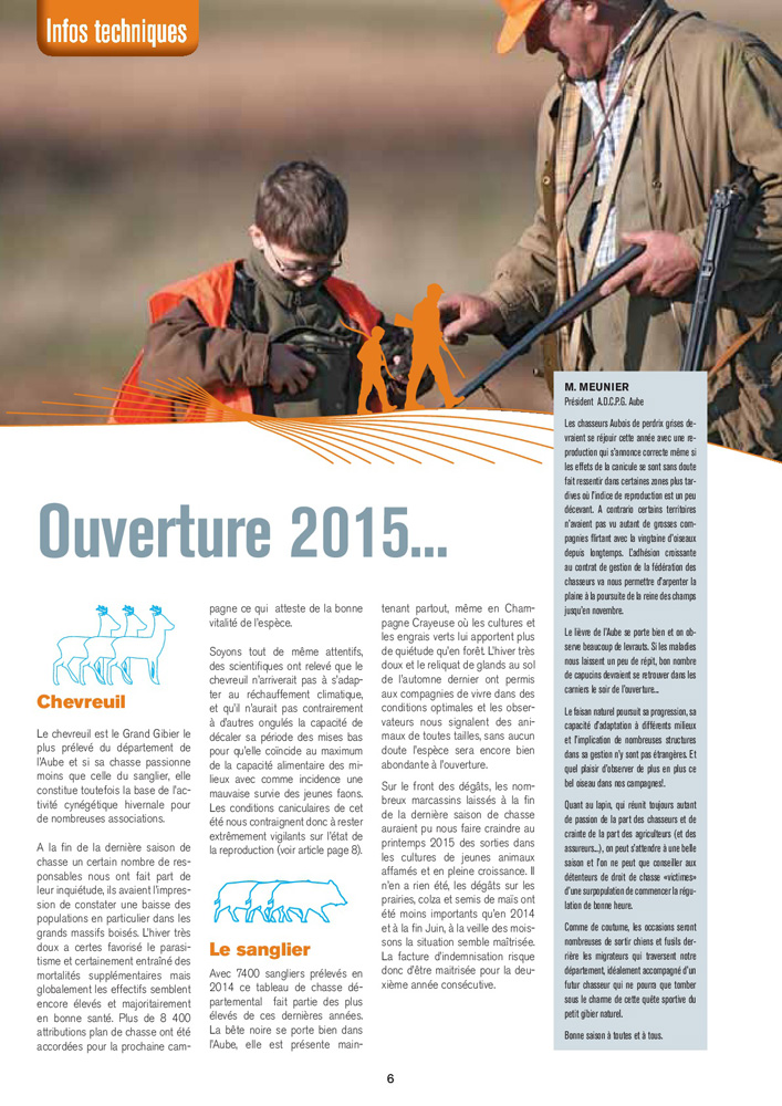 Le Chasseur De Laube Septembre 2015 Fédération Des Chasseurs De Laube